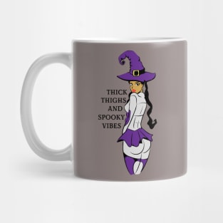 Thick Thighs and Spooky Vibes Mug